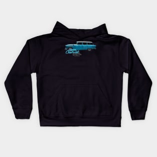 1955 Chevrolet BelAir Station Wagon Kids Hoodie